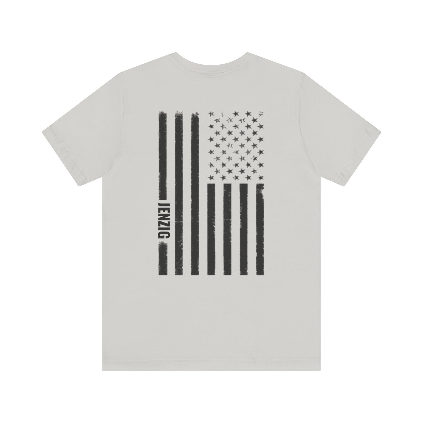 GRAY USA FLAG TEE