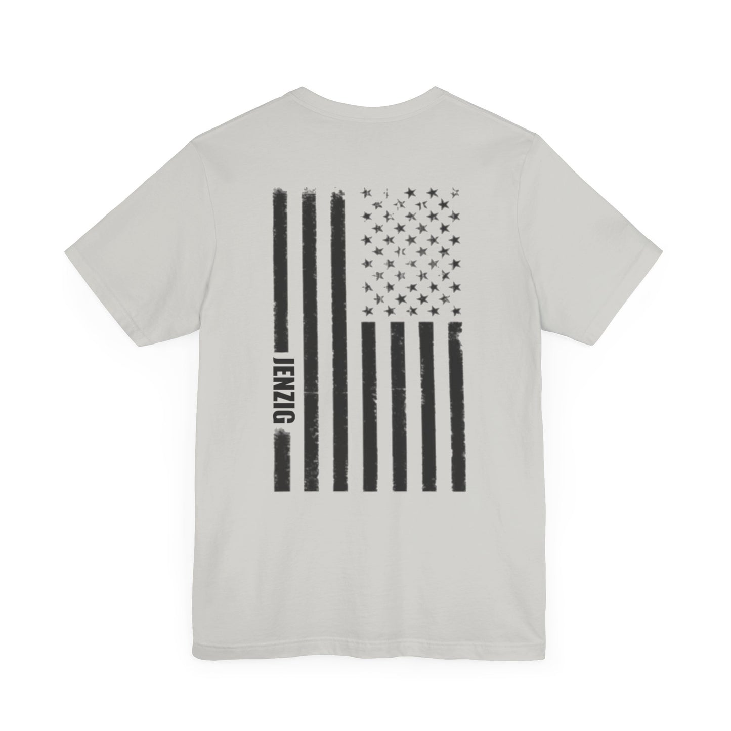 GRAY USA FLAG TEE